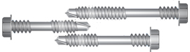 Composite panel light section screws