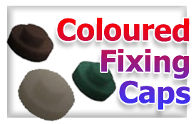 Coloured screw caps